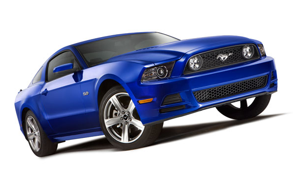 Ford Mustang 2013 en México color azul 5.0 litros