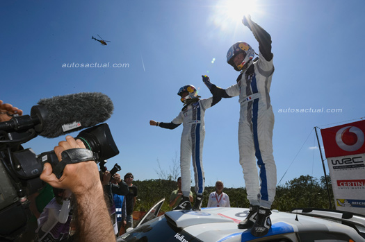 Volkswagen Sébastien Ogier e Ingrassia ganan el Rally de Portugal