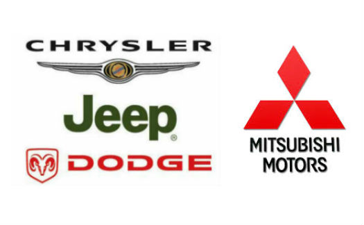 Logo Chrysler y Mitsubishi