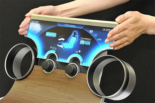 Sharp IGZO pantallas para autos