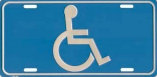 Placas autos para discapacitados