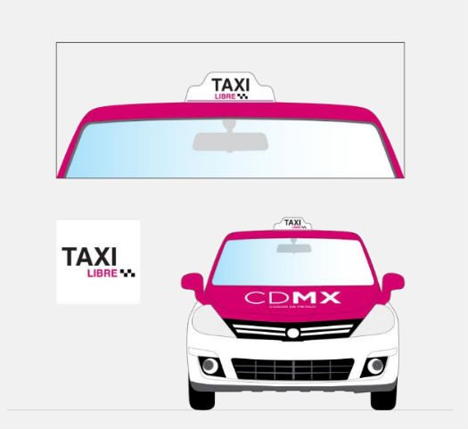 Taxi rosa Ciudad de México