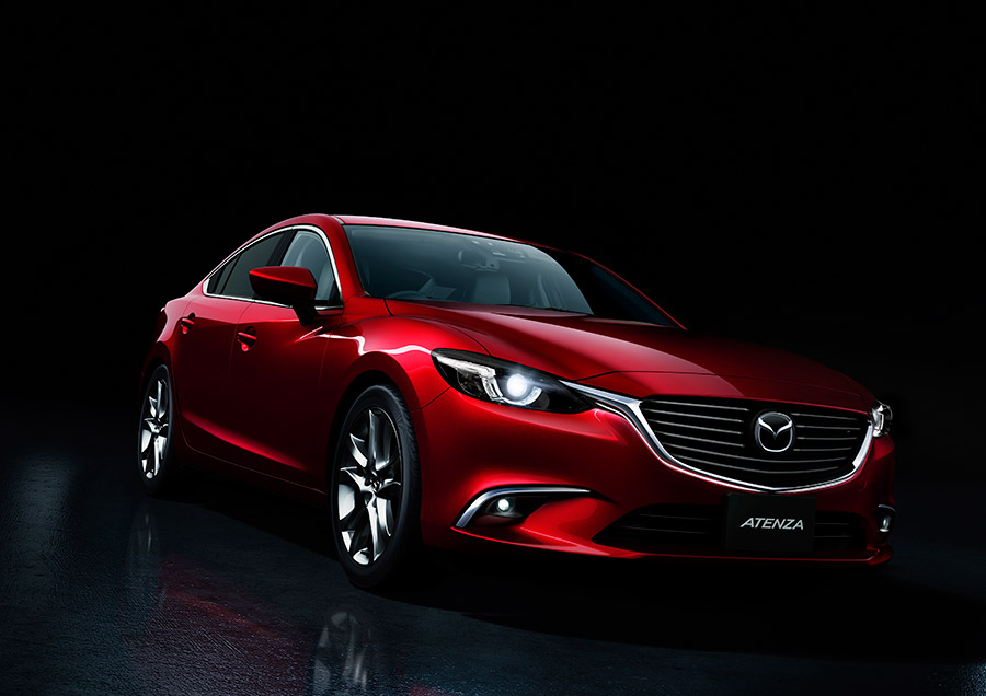 Nuevo Mazda6 actualización color rojo grande