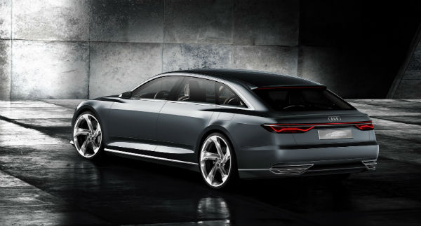 Audi Prologue Avant concept, prototipo Ginebra, vista trasera