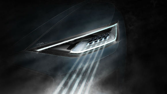 Audi R8 imagen teaser, faros laser 2015