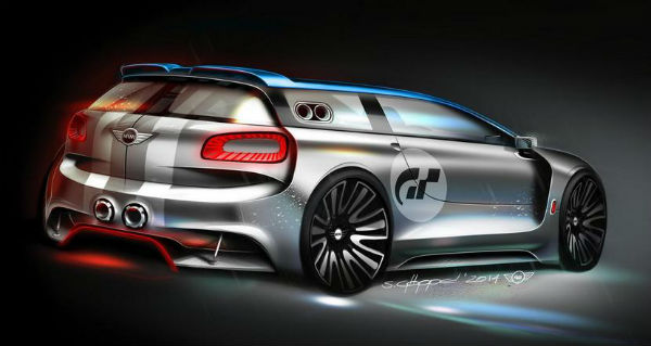 Mini Clubman Vision Gran Turismo para PlayStation vistatrasera