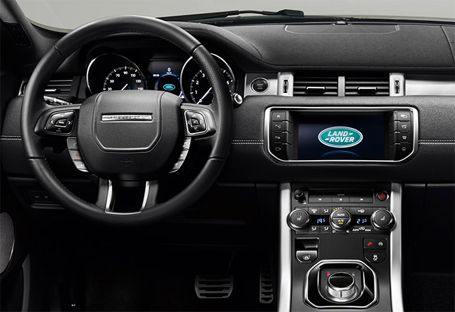 Range Rover Evoque 2016 tablero con pantalla