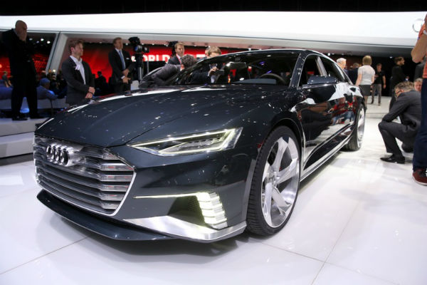 Audi Prologue concept en vivo desde Ginebra, vista frente-lateral