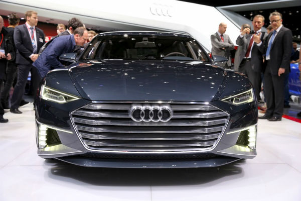 Audi Prologue concept en vivo desde Ginebra, parrilla
