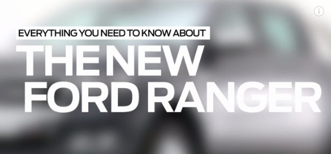 Ford Ranger 2016 video oficial novedades