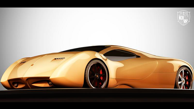 LM2 Streamliner dorado