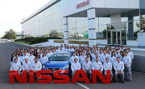 Nissan 10 millones de unidades en México