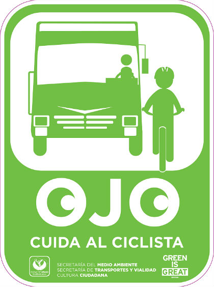 Ojo con el ciclista