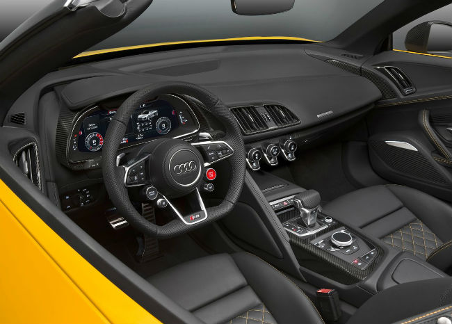 Audi R8 Spyder V10 2017 interior