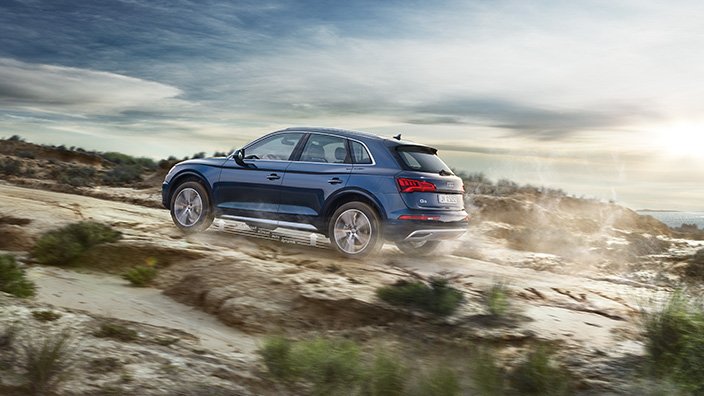 Audi Q5 2018 en México en terreno duro