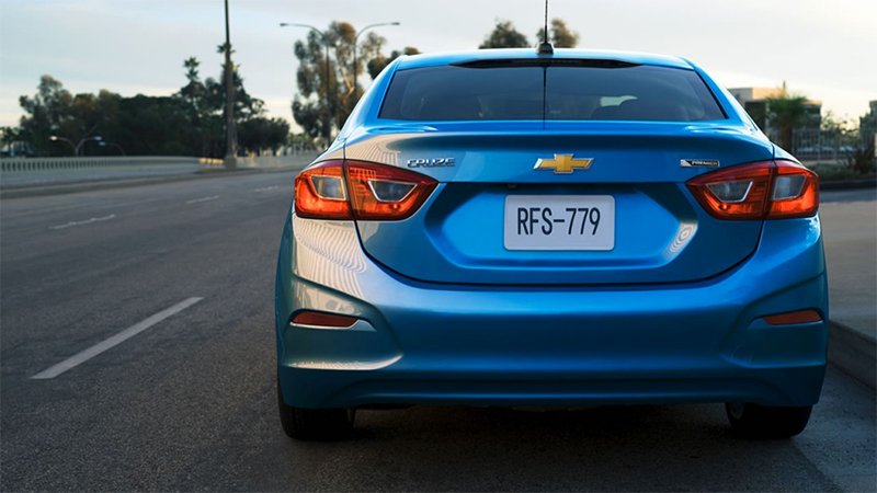 Chevrolet Cruze 2017 en México posterior cajuela