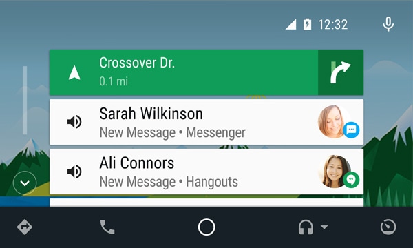 Android Auto mensajes