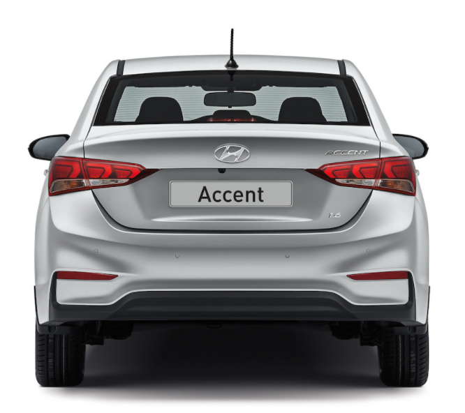 Hyundai Accent 2018 en México posterior cajuela