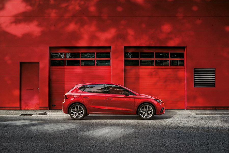 Seat Ibiza 2018 México color rojo lateral