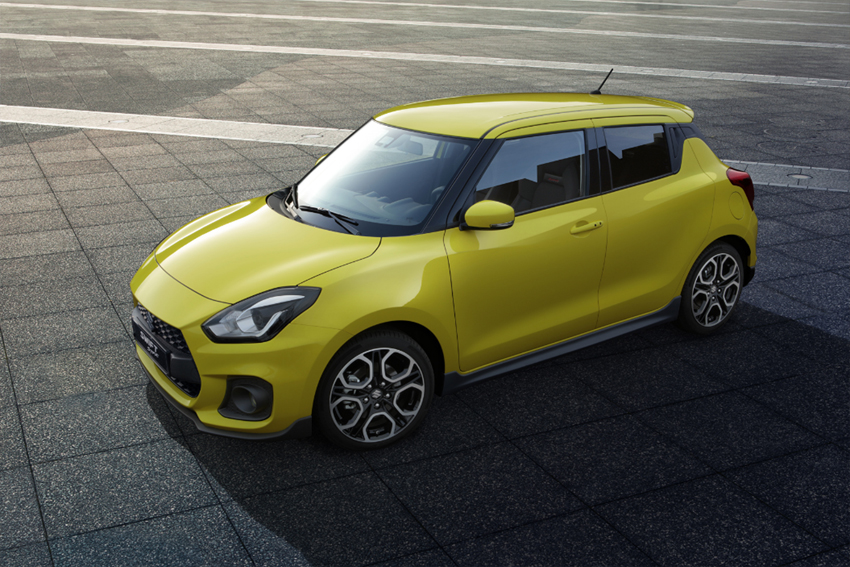 Suzuki Swift Sport 2018 vista cenital