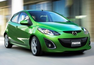 Mazda 2 2012 green official