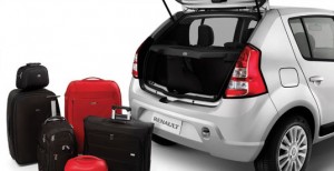 Sandero 2012 en México, cajuela, maletero