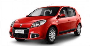Sandero 2012 en México Rojo