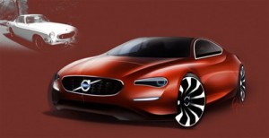Volvo P1800 50 Aniversario dibujo