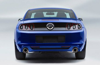 Parte trasera Mustang 2013