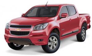 Chevrolet Colorado 2013 en México color rojo