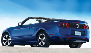 Ford Mustang 2013 en México Azul convertible descapotable