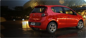 Fiat Palio 2013 en México color rojo parte trasera