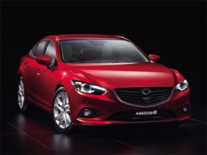 Mazda 6 2015 frente color rojo
