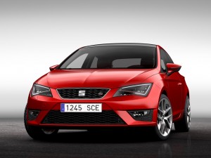 SEAT León SC 5 puertas frente color rojo