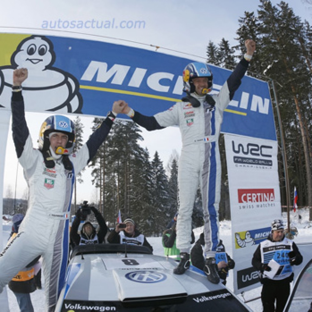 Volkswagen y Sebastien Ogier ganan el Rally en Suecia con un Polo R WRC