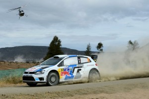 El Volkswagen Polo R WRC ganan en Rally de México corriendo en tierra