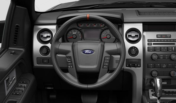 Ford Raptor SVT 2013 para México interior volante