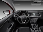 SEAT León Coupé 2014 interiores, consola, volante pantalla touch