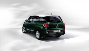 FIAT 500 Living 7 plazas parte trasera