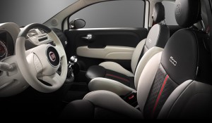 Fiat 500 by Gucci 2013 en México, asientos interiores