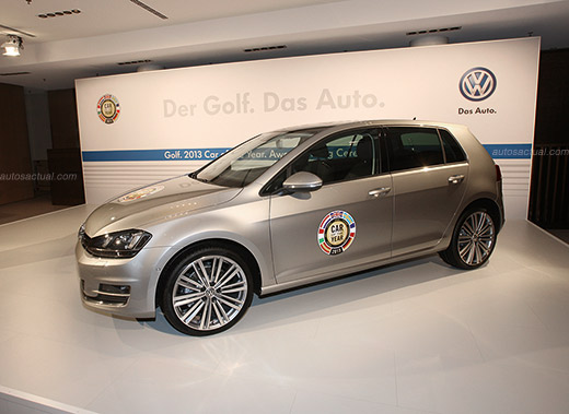 Volkswagen Golf Car of the Year 2013 premiado