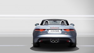 Jaguar F-TYPE 2014 en México color azul luces traseras