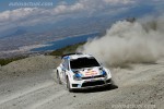 Volkswagen Polo R WRC en rally Grecia tierra