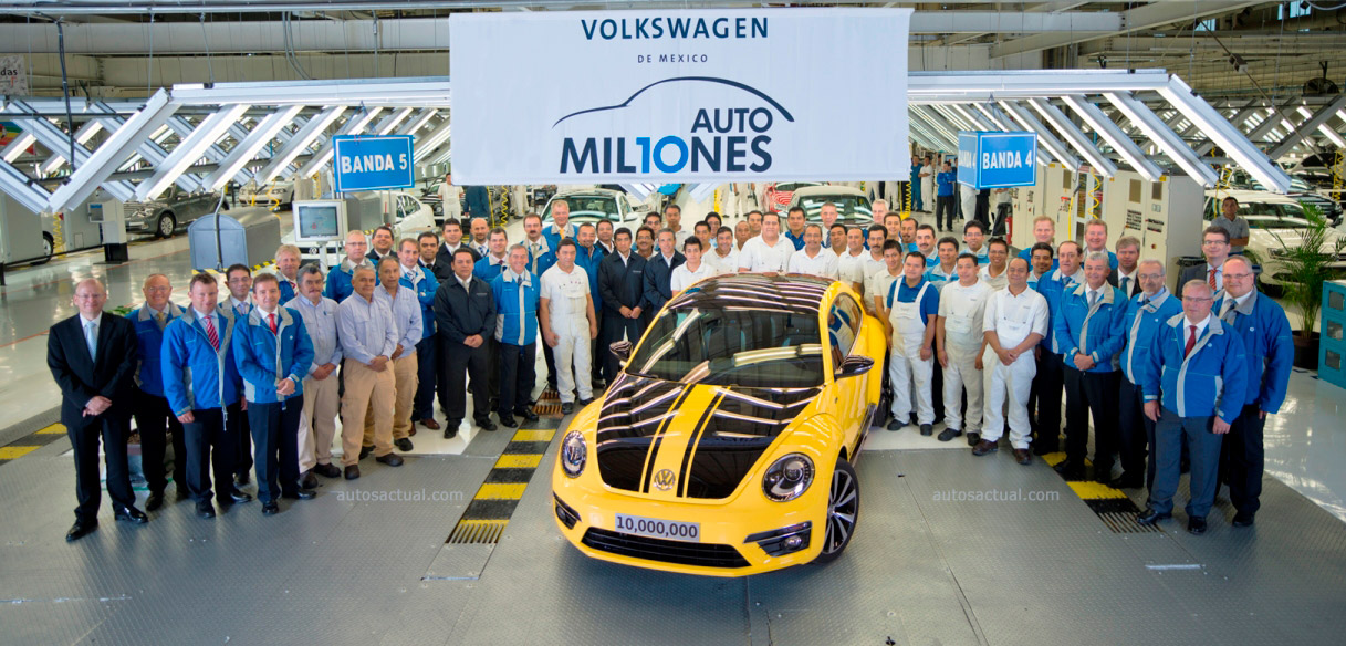 Volkswagen México 10 millones de vehículos