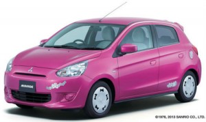 Mitsubishi Mirage Hello Kitty