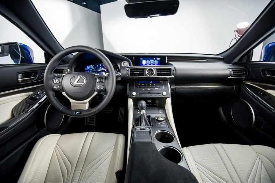 Lexus RC F interior Autos Actual México