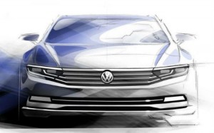 Volkswagen Passat 2015 sketches