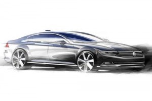 Volkswagen Passat 2015 sketches