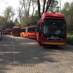 Metrobus biarticulado Distrito Federal