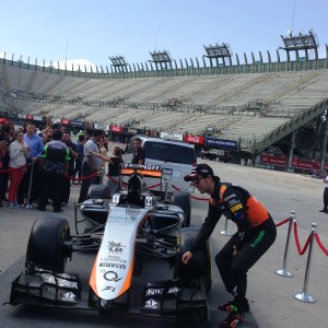 Checo Pérez y nuevo auto de Force India